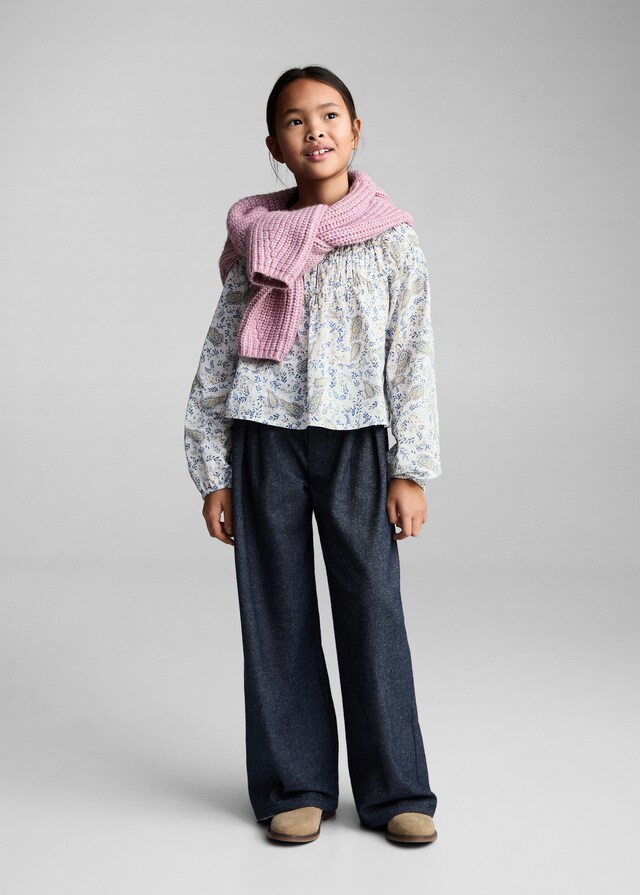 Mango Blusa Estampado Paisley