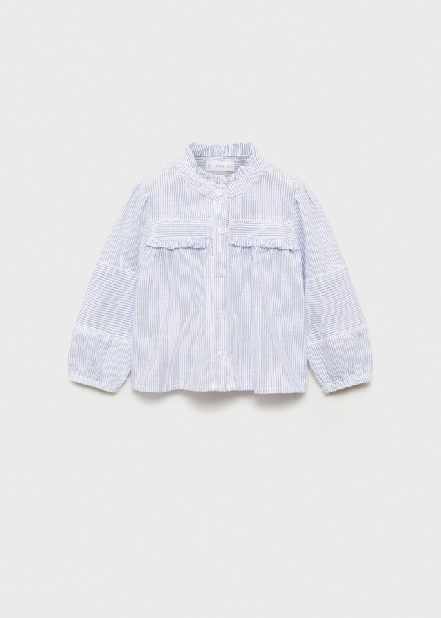 Mango Blusa Rayas Voile