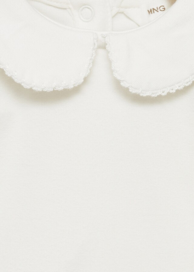 Mango Body Algodón Cuello Bebé