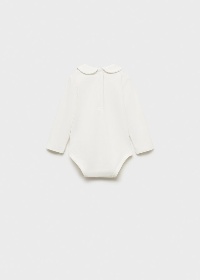 Mango Body Algodón Cuello Bebé