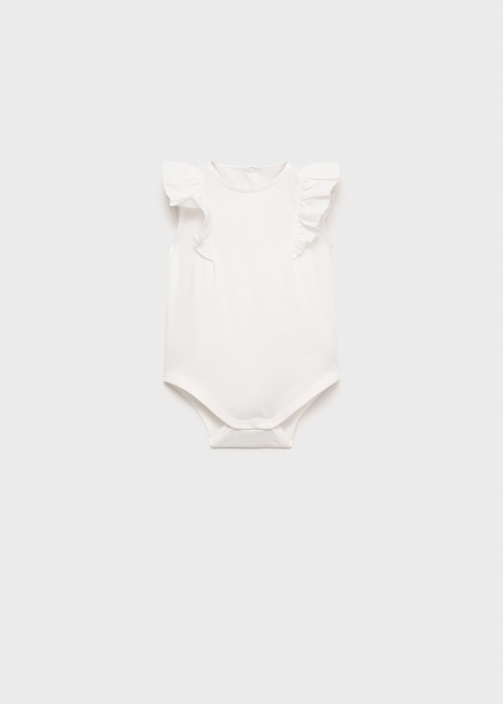 Mango Body algodón volantes