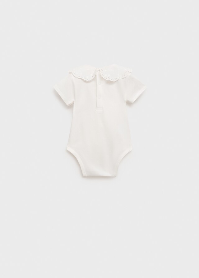 Mango Body Cuello Babydoll Bordado
