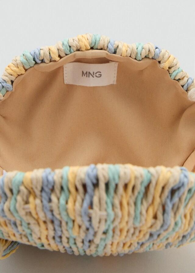 Mango Bolso Cesta Concha
