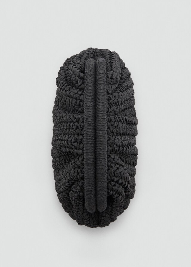 Mango Bolso Clutch Fibra Natural