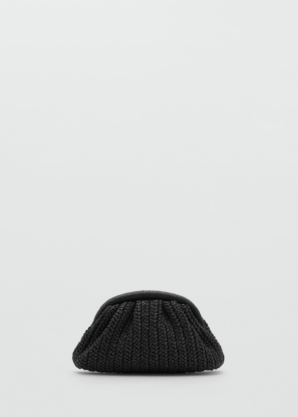 Mango Bolso clutch fibra natural