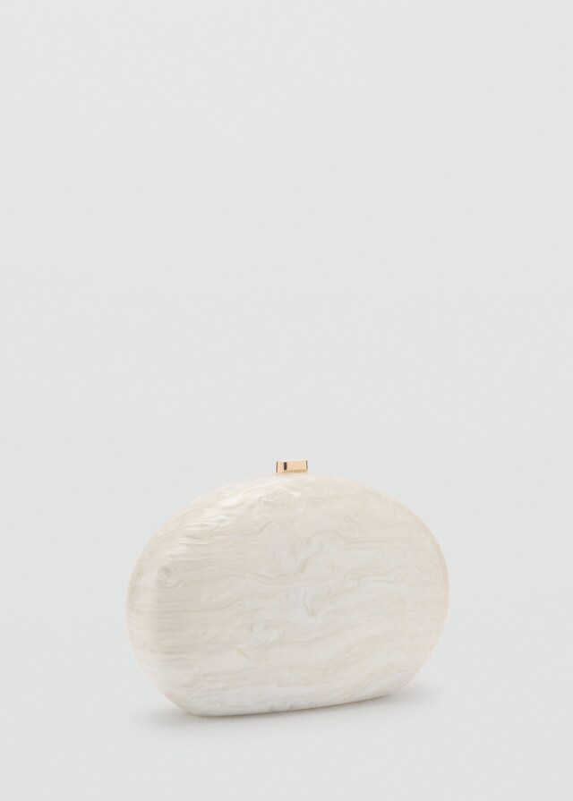 Mango Bolso Clutch Ovalado