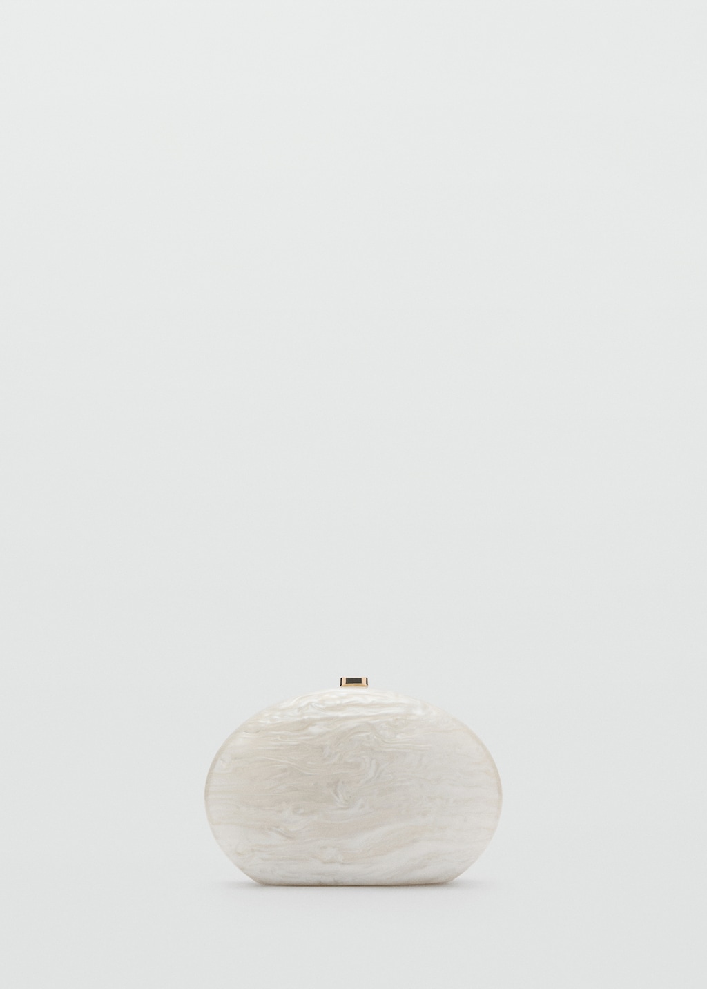 Mango Bolso clutch ovalado