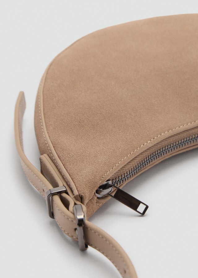 Mango Bolso Ovalado Piel