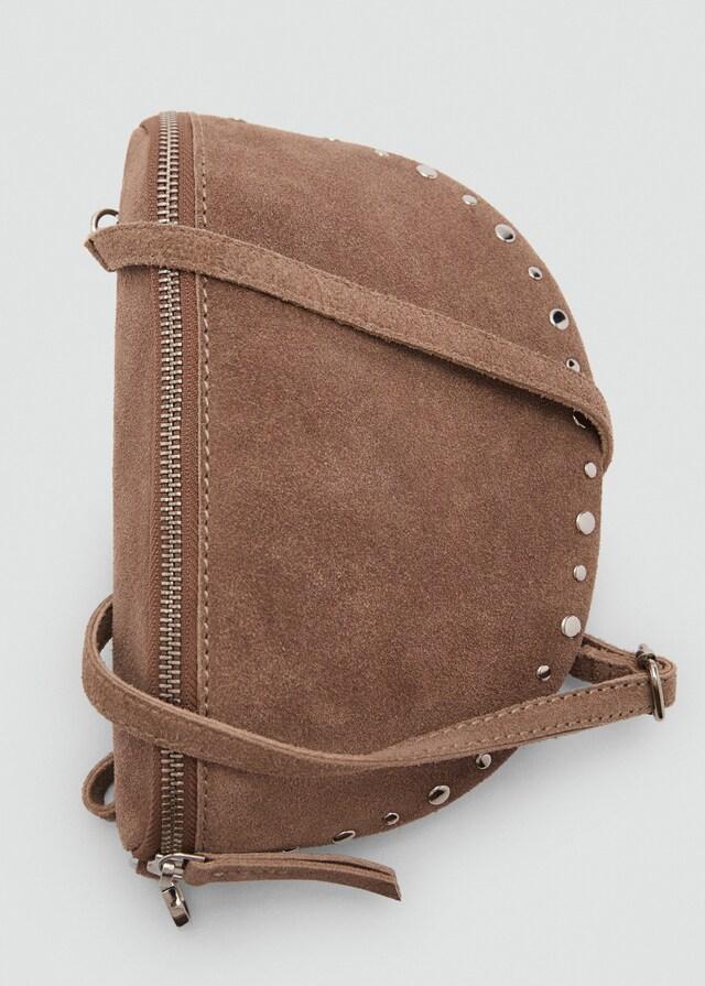 Mango Bolso Piel Tachuelas