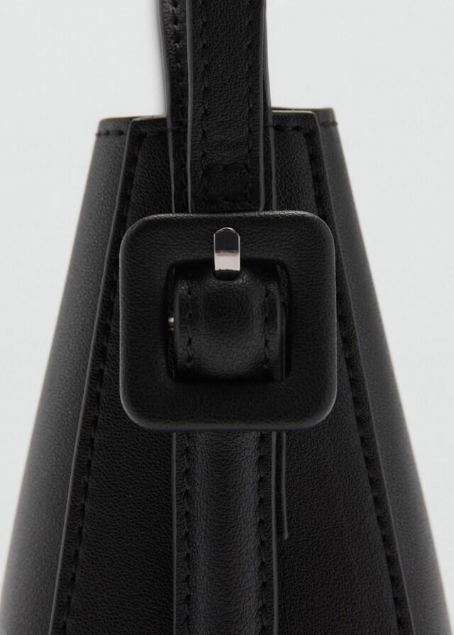 Mango Bolso Shopper Detalle Hebilla