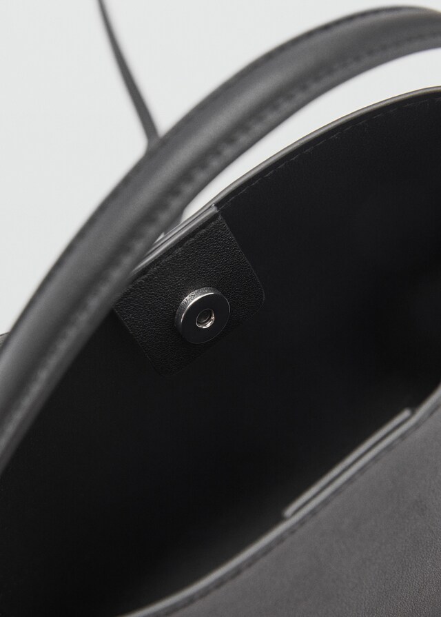 Mango Bolso Shopper Detalle Hebilla
