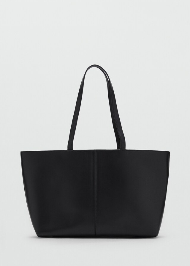 Mango Bolso Shopper Mediano Piel
