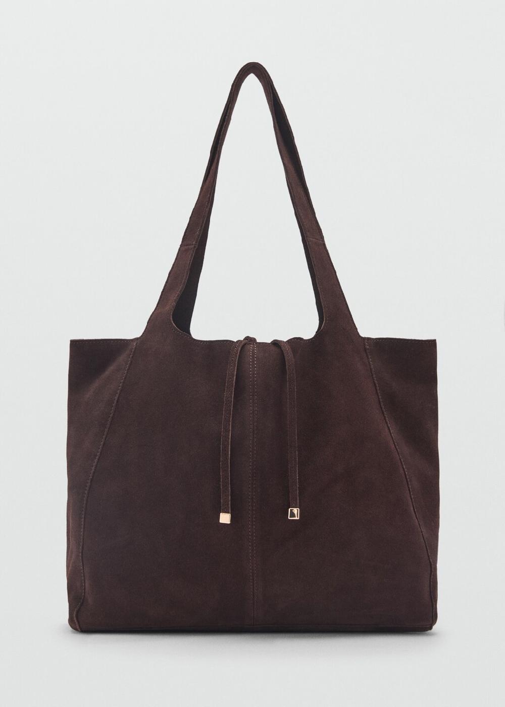 Mango Bolso shopper serraje