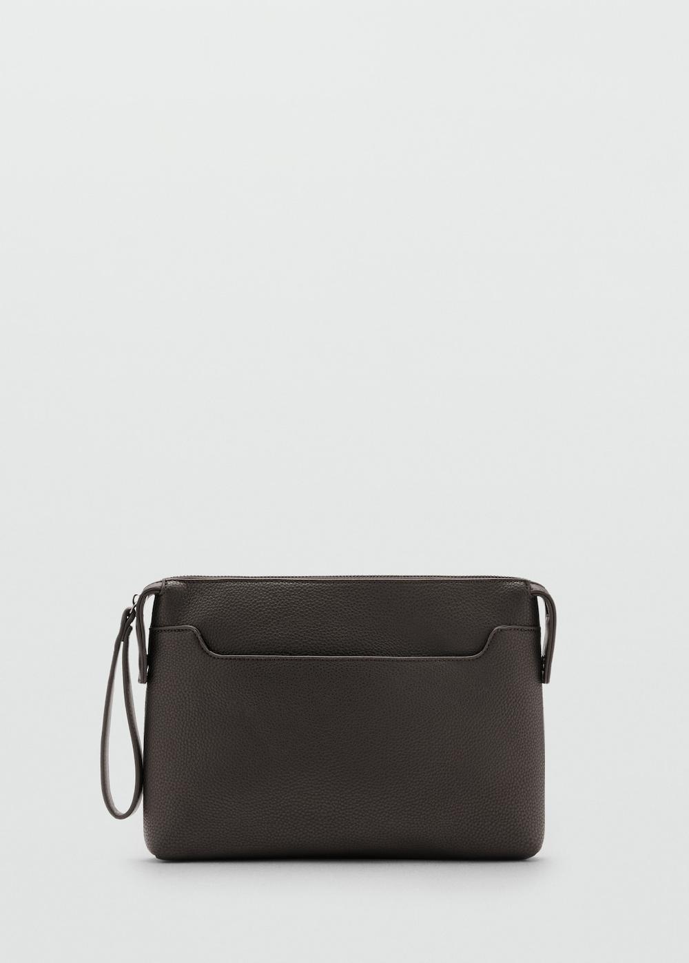 Mango Bolso sobre abatanado