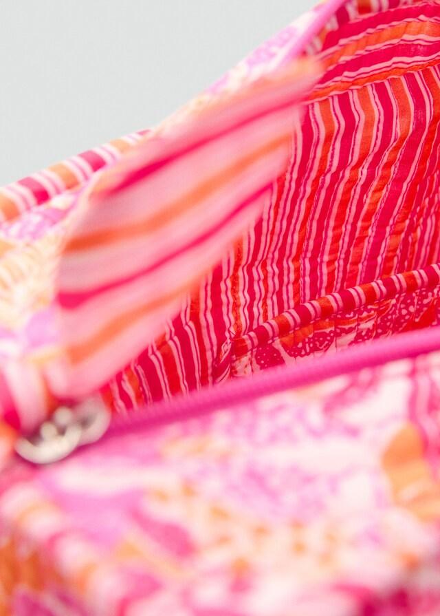 Mango Bolso Tote Estampado