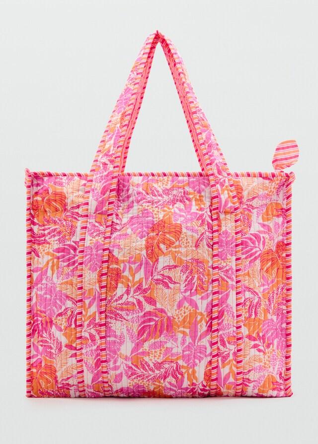 Mango Bolso Tote Estampado