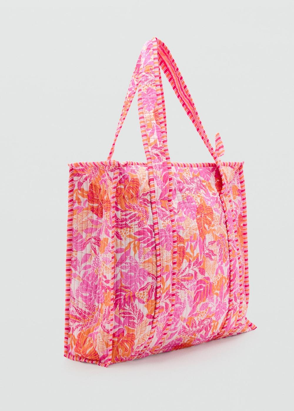 Mango Bolso tote estampado