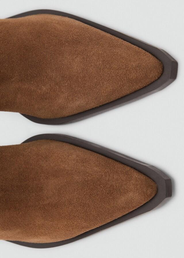 Mango Botín Tacón Serraje