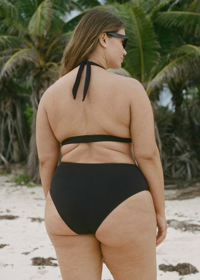 Mango Braguita Bikini Tiro Alto Canalé