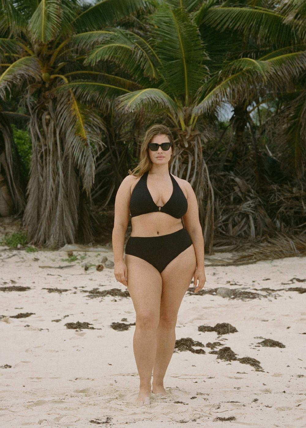 Mango Braguita bikini tiro alto canalé