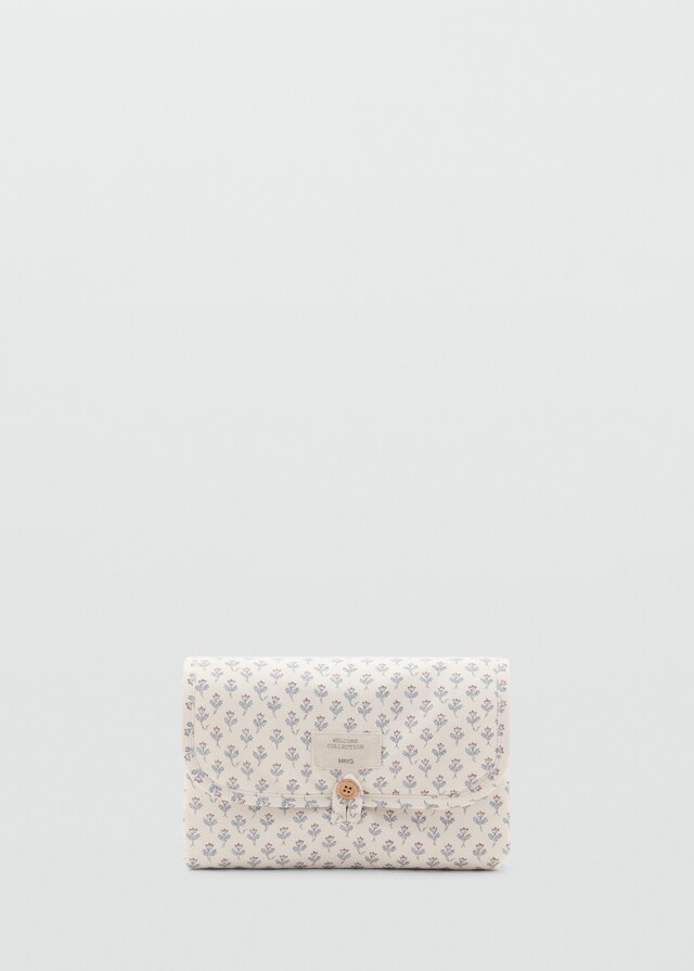 Mango Cambiador De Viaje Flores