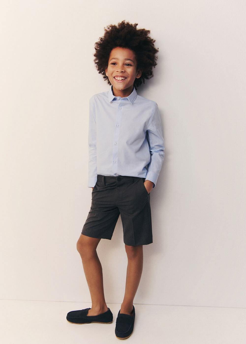 Mango Camisa de vestir 100% algodón