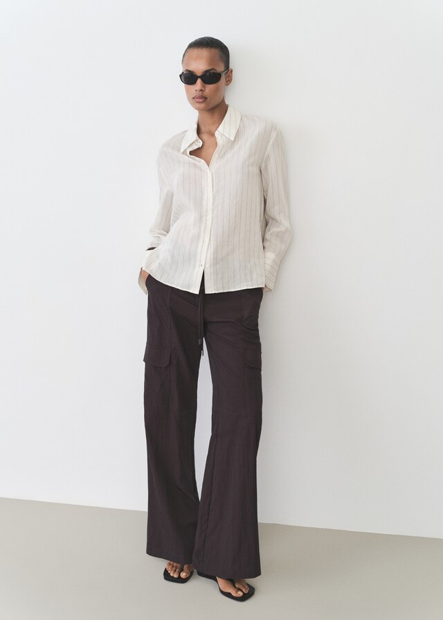 Mango Camisa Estampado Rayas