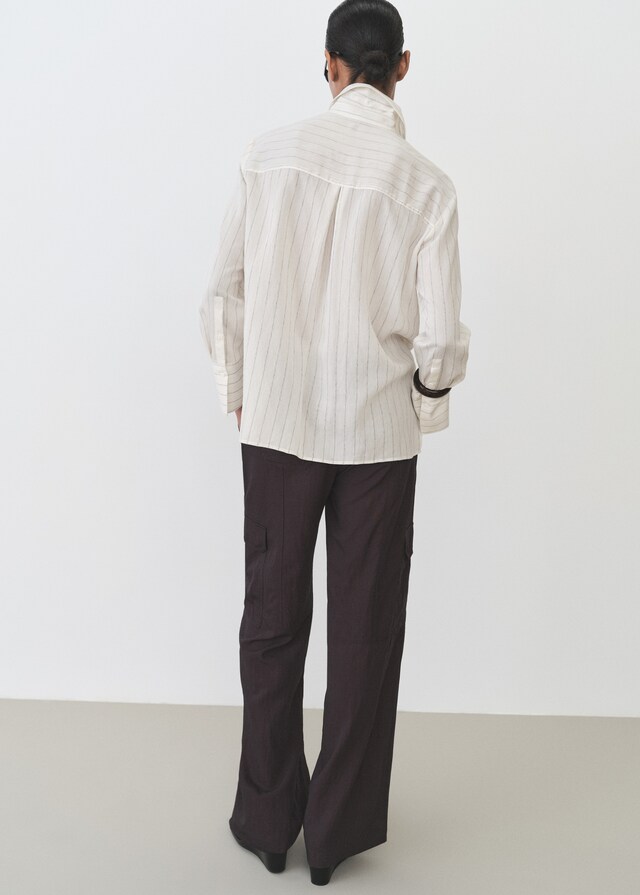 Mango Camisa Estampado Rayas