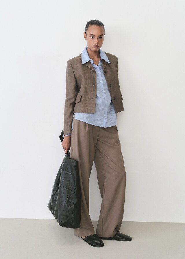 Mango Camisa Estampado Rayas