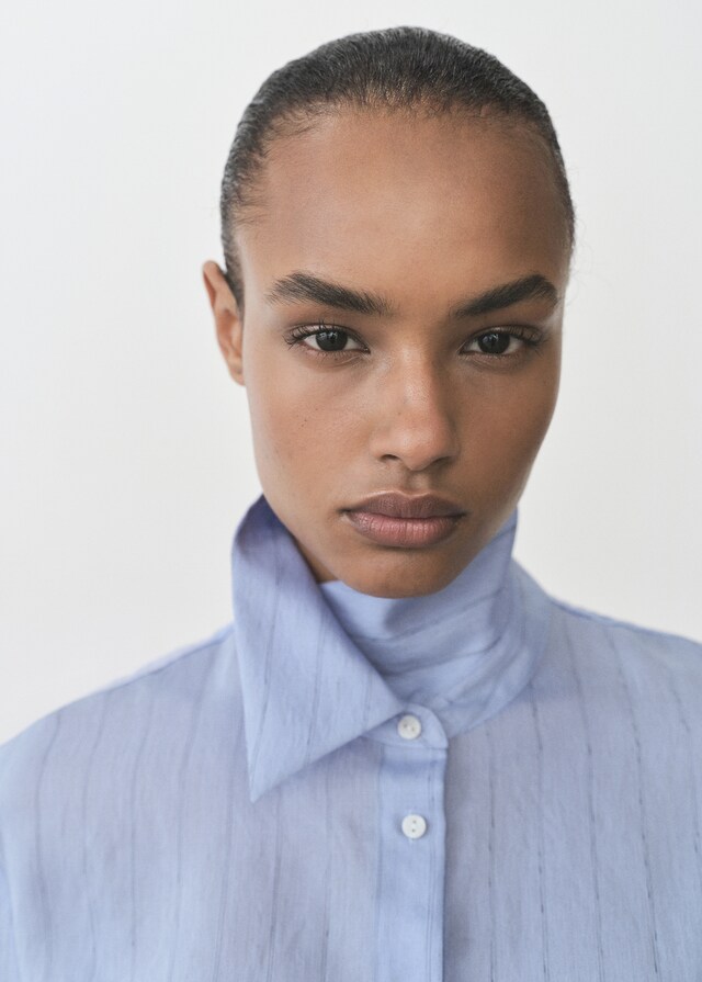 Mango Camisa Estampado Rayas