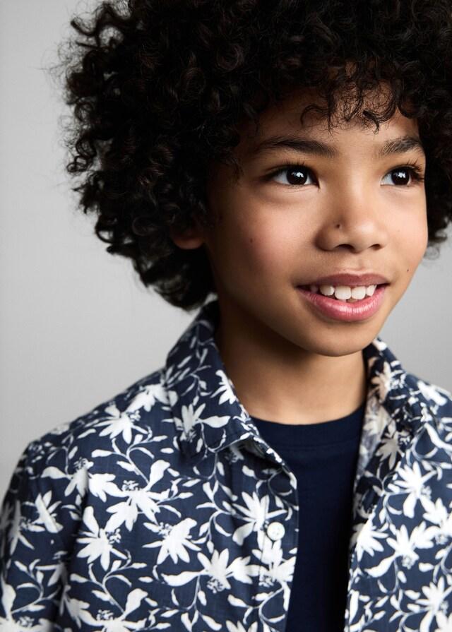 Mango Camisa Estampado Tropical