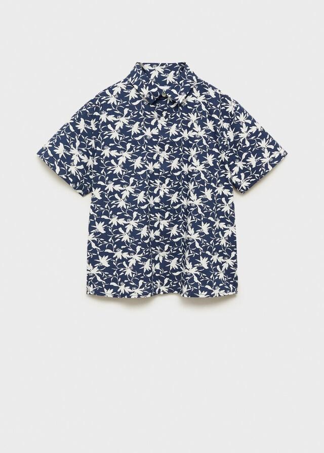 Mango Camisa Estampado Tropical