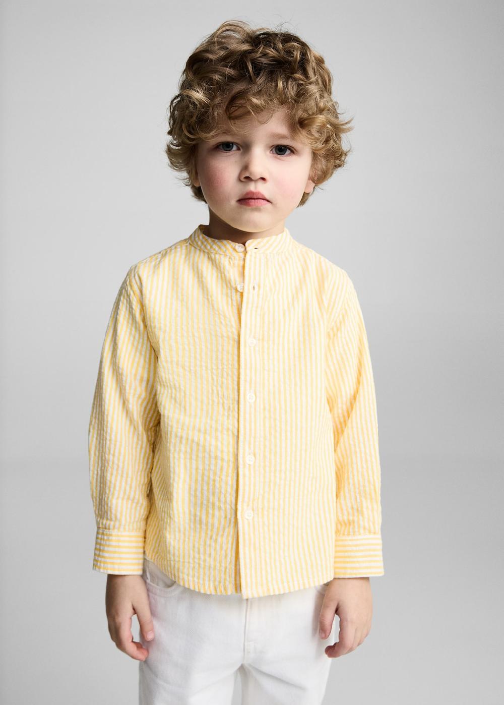 Mango Camisa mil rayas