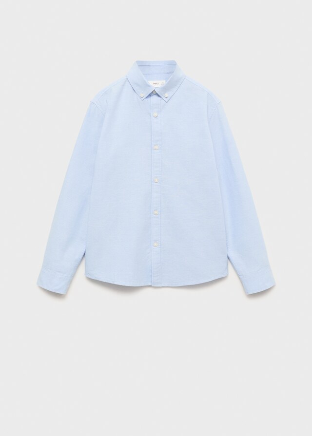 Mango Camisa Oxford 100% Algodón
