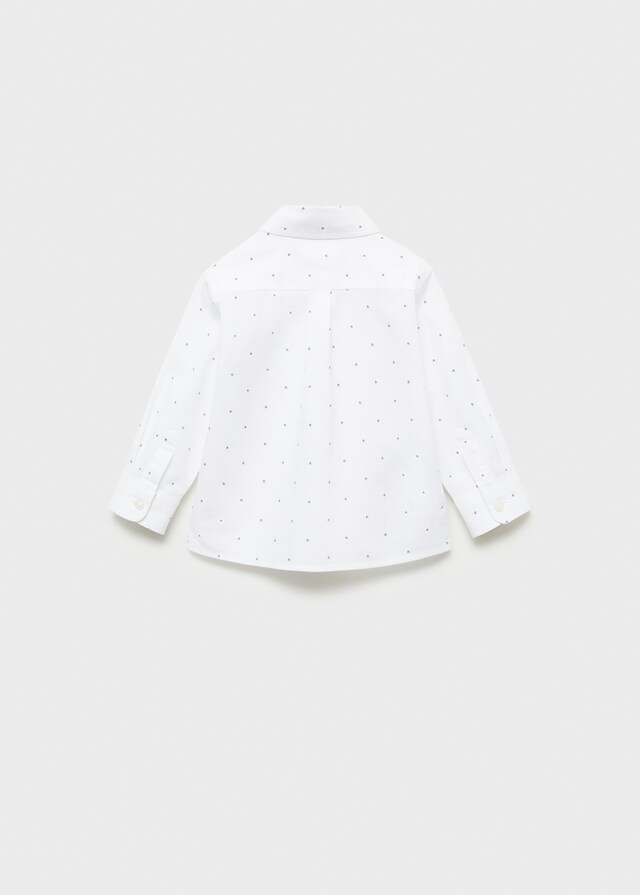 Mango Camisa Oxford Estampada