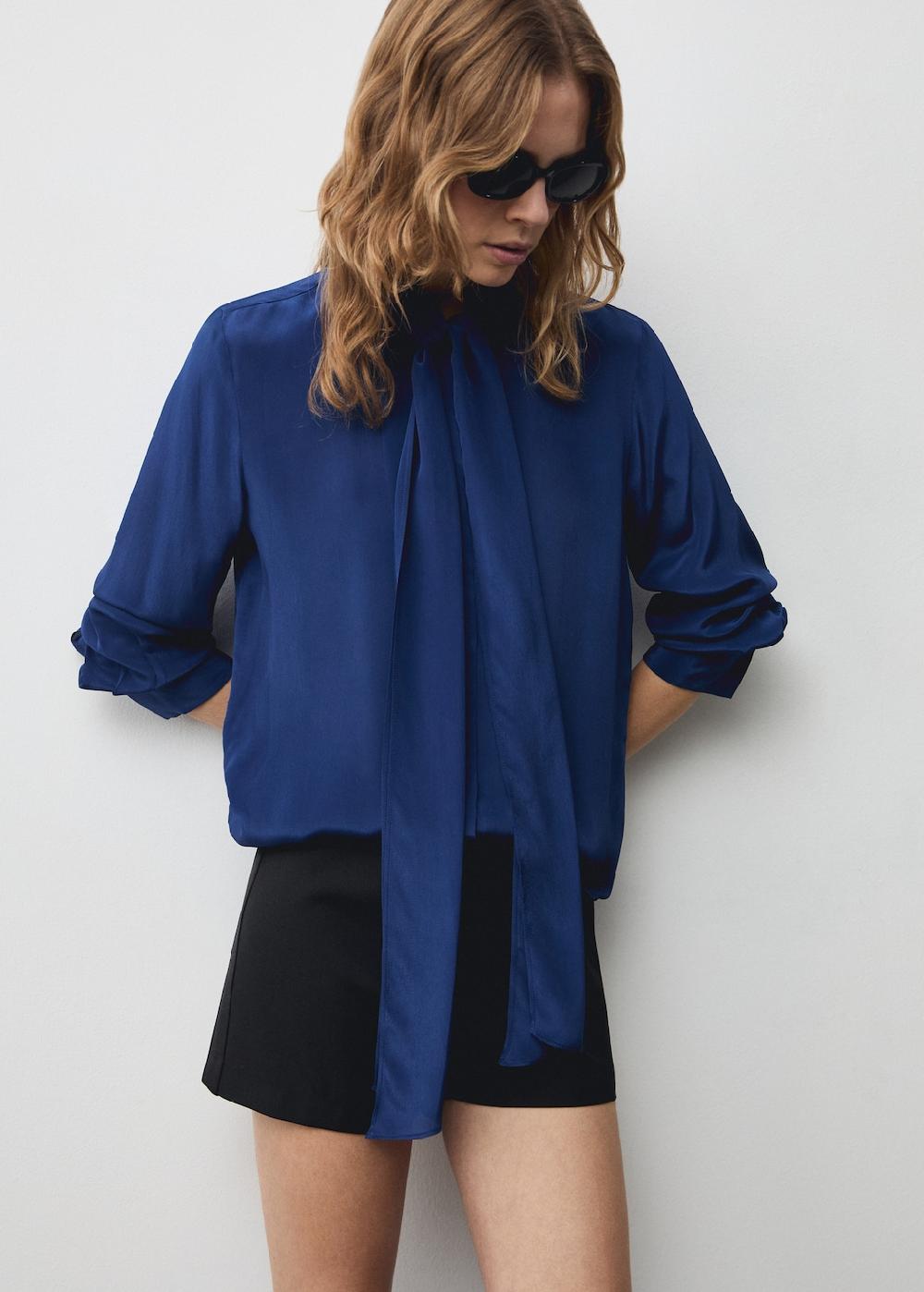 Mango Camisa satinada lazada