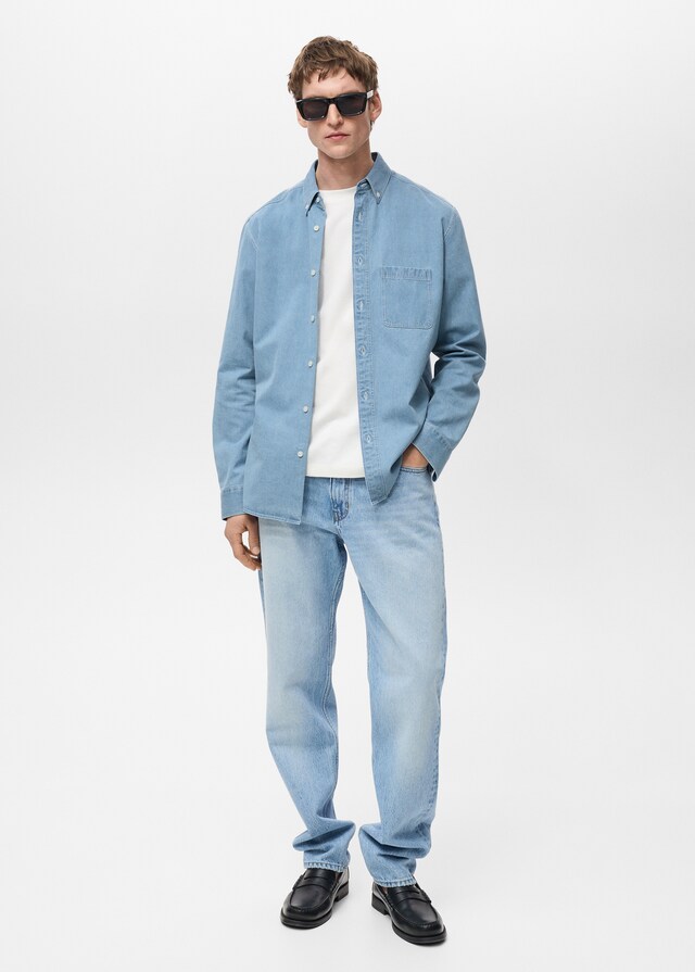 Mango Camisa Vaquera Regular Fit