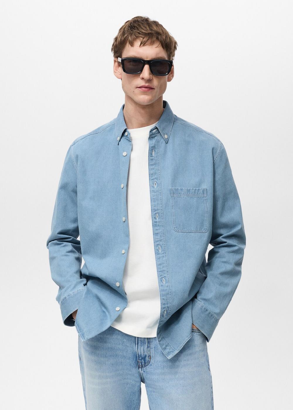 Mango Camisa vaquera regular fit