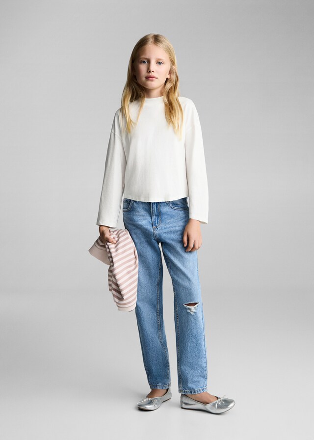 Mango Camiseta 100% Algodón