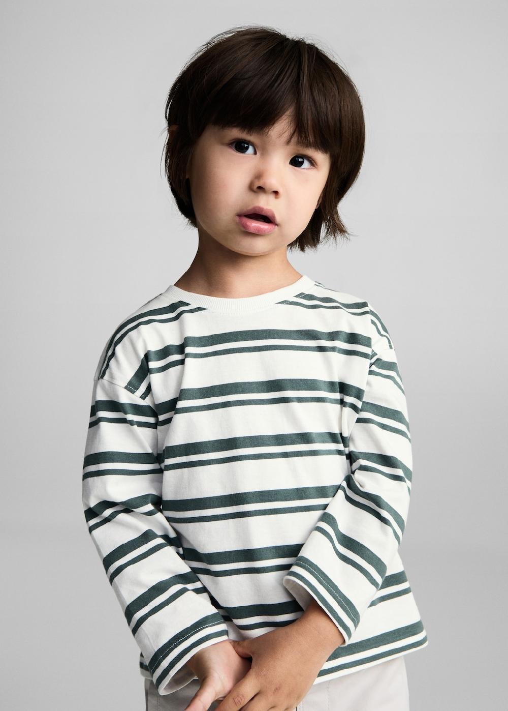 Mango Camiseta 100% algodón rayas