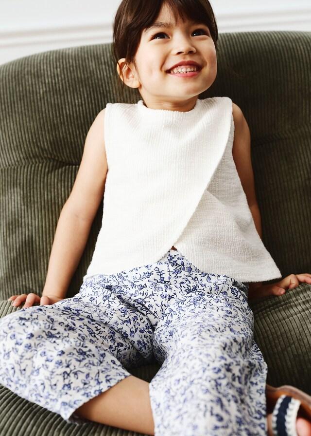 Mango Camiseta Abertura Tweed