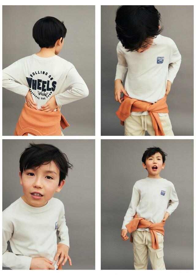 Mango Camiseta Algodón Estampada