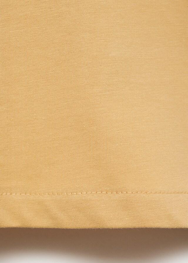 Mango Camiseta Algodón Estampada