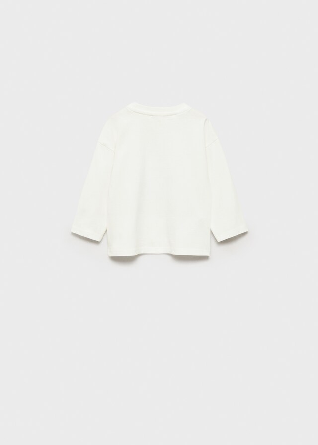 Mango Camiseta Algodón Estampado