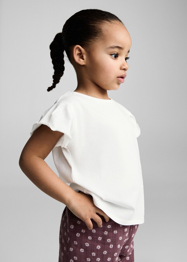 Mango Camiseta Algodón Manga Corta