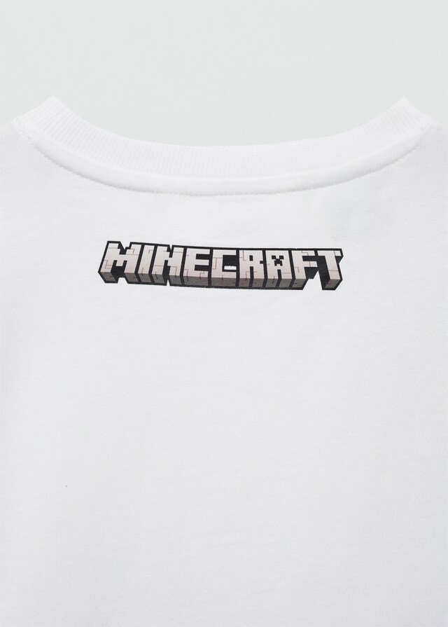 Mango Camiseta Algodón Minecraft