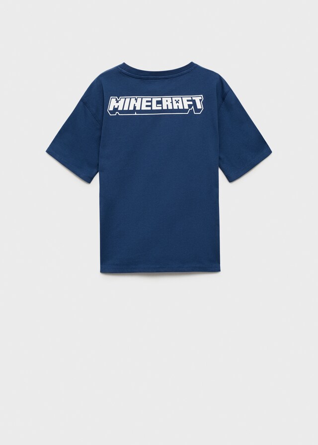 Mango Camiseta Algodón Minecraft