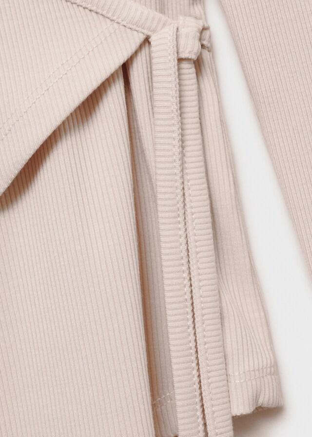 Mango Camiseta Cruzada Lazo