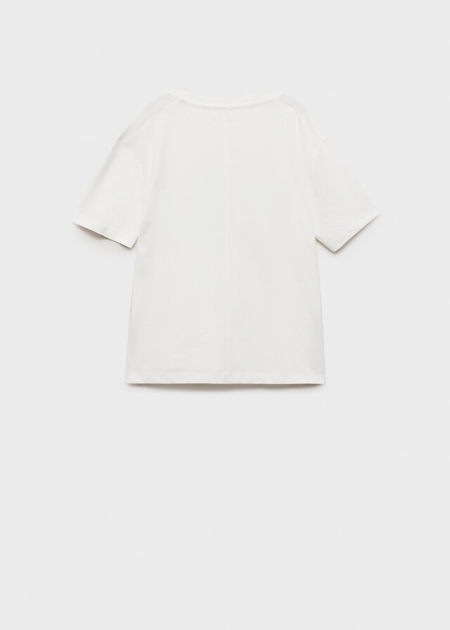 Mango Camiseta Estampada Algodón