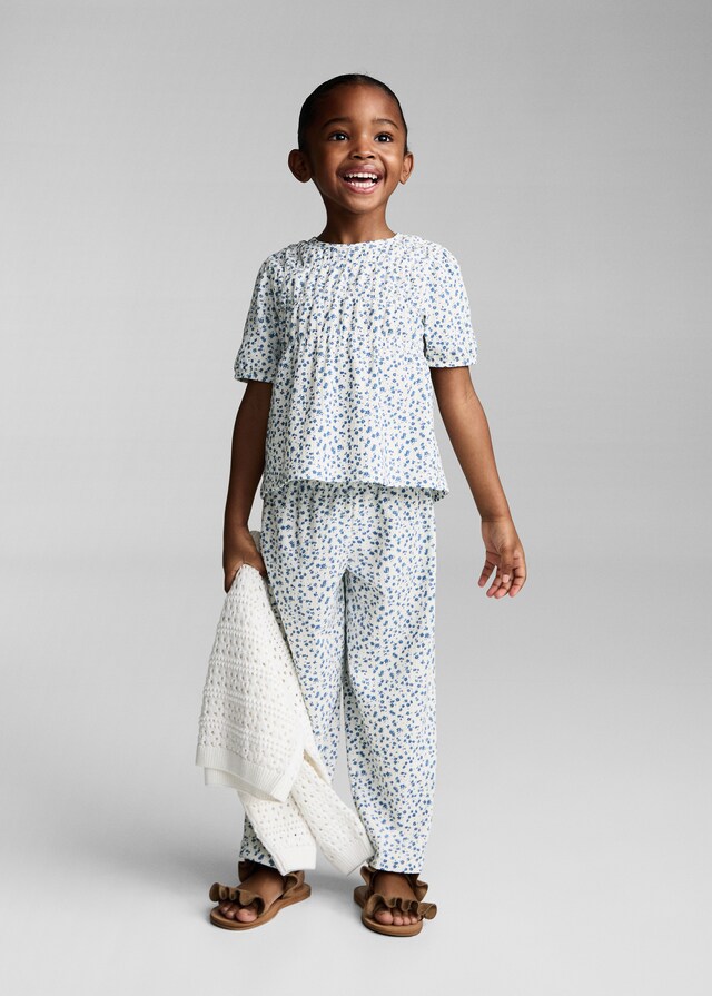 Mango Camiseta Estampado Flores